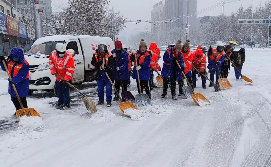 清积雪，保畅通，襄汾在行动2